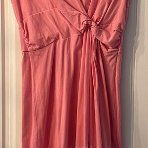 Lands' End Coral Midi Dress